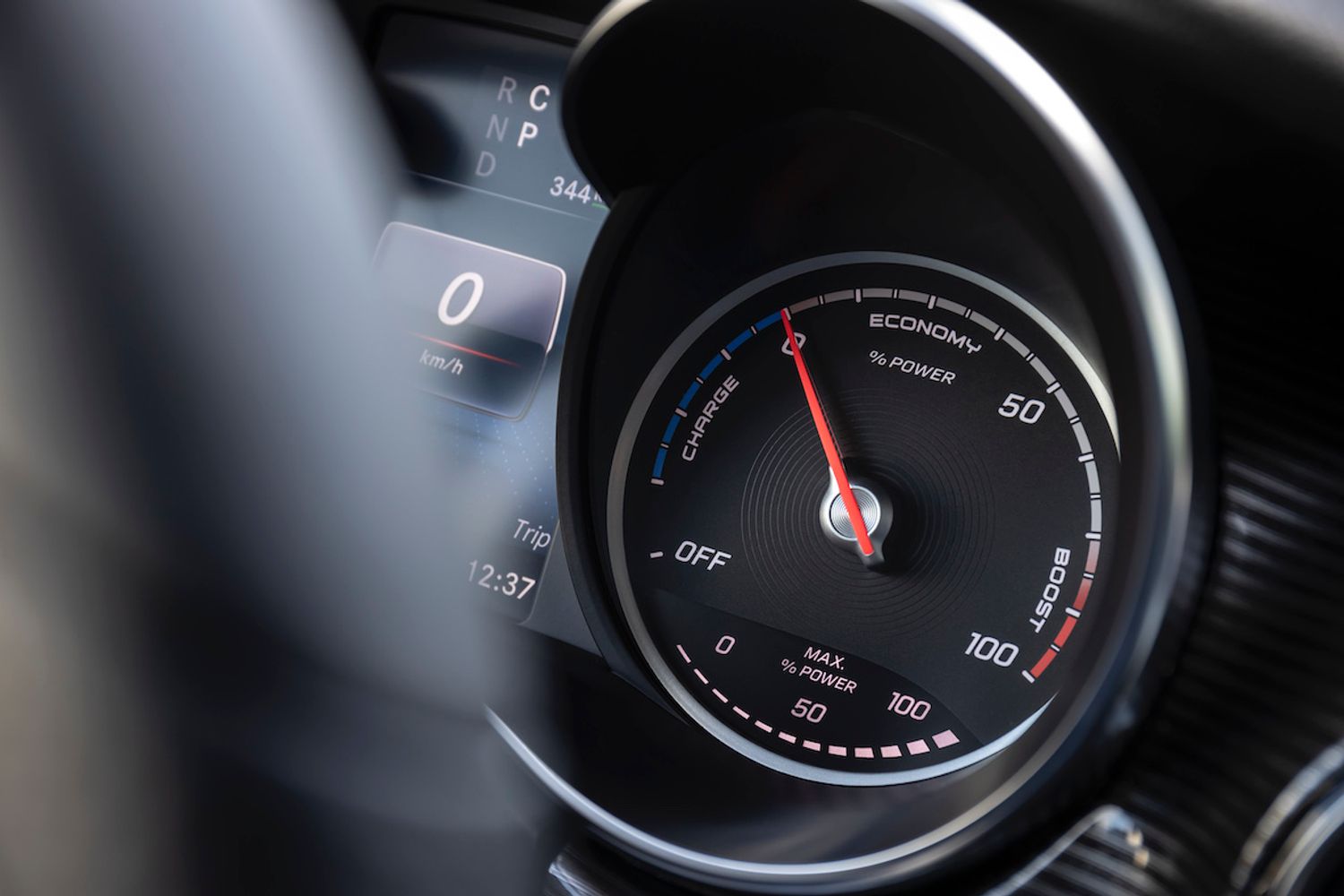 Mercedes EQV electric van instruments